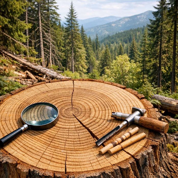 Dendrochronologie : lire l’histoire des forêts dans les cernes 