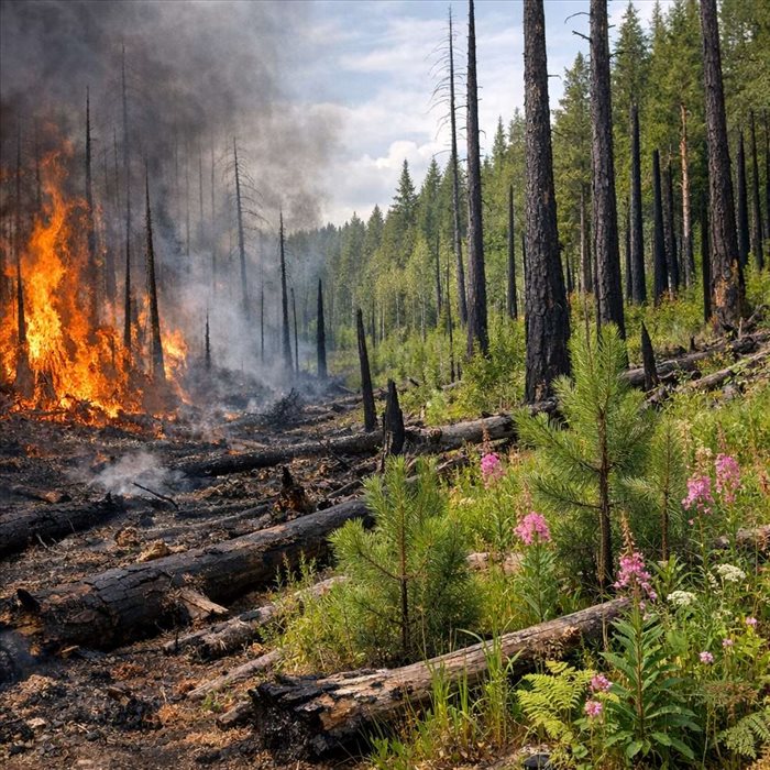 Feux naturels et forêts : comment les écosystèmes se régénèrent