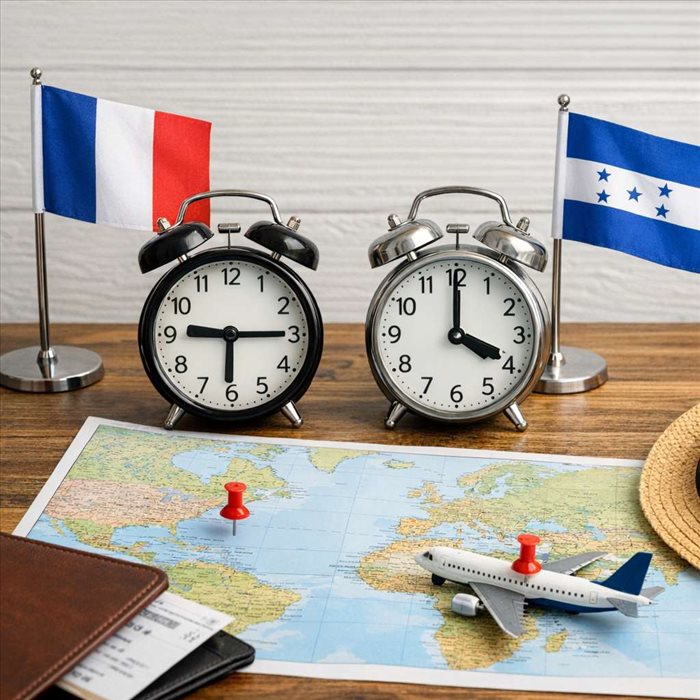 Décalage horaire France-Honduras : heures, calcul et astuces